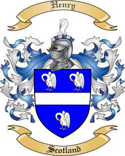 henry scotland hendry crest family coat arms wales hendrick surname along history thetreemaker tree
