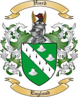 We do have the HURD coat of arms / family crest from England, along ...