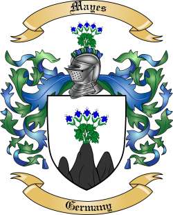 Mayes Family Crest