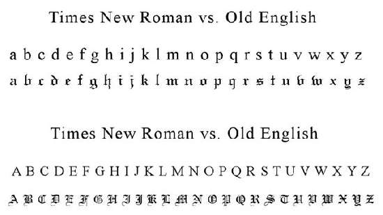 old english letters fonts. Arms “Old English” Fonts