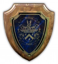 Coat of Arms laser Engraved Marble Wooden Wall Plaques