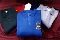 Embroidered Golf Shirt / Polo Shirt with Coat of Arms