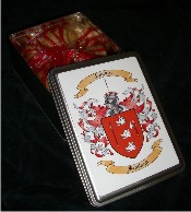 Gourmet Cookies with Tin Box with Your Coat of Arms