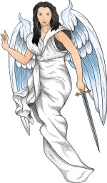Advanced Religious Symbol 4 Angel in White