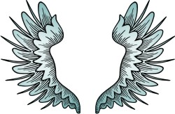 Advanced Wing 4 Clip Art
