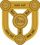 Simplistic Religious Symbol 13 Trinity Shield