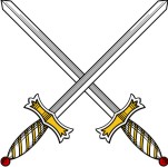 Simplistic Weapon 2 Two Swords in Saltire