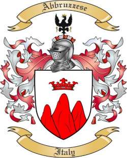 Abbruzzese Family Crest from Italy