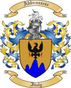 Abbruzzese Family Crest from Italy2