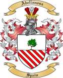 Abellanosa Family Crest from Spain