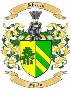 Abeyta Family Crest from Spain