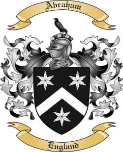 Abraham Family Crest from England