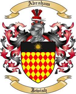 Abraham Family Crest from Jewish