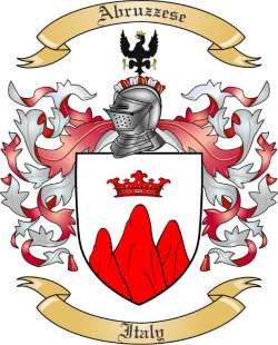 Abruzzese Family Crest from Italy