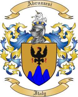 Abruzzesi Family Crest from Italy2