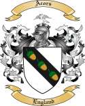 Acors Family Crest from England