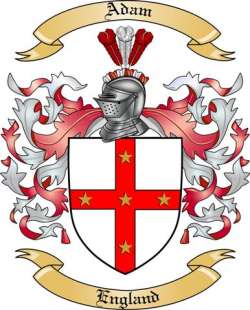 Adam Family Crest from England