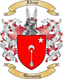 Adam Family Crest from Germany