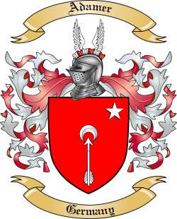 Adamer Family Crest from Germany