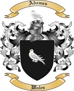Adames Family Crest from Wales