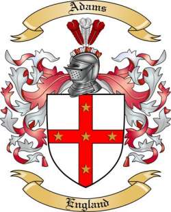 Adams Family Crest from England
