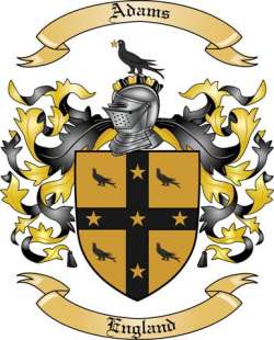 Adams Family Crest from England2