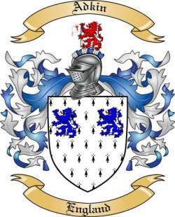 Adkin Family Crest from England