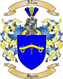 Afan Family Crest from Spain