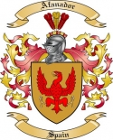Afanador Family Crest from Spain2