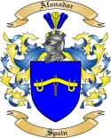Afanador Family Crest from Spain