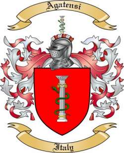 Agatensi Family Crest from Italy