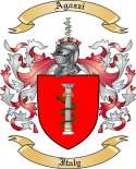 Agazzi Family Crest from Italy
