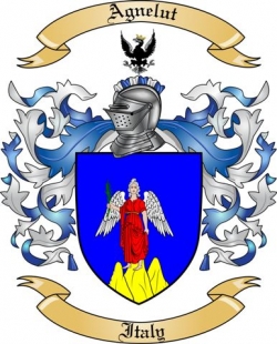 Agnelut Family Crest from Italy