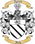 Agnola Family Crest from Italy2