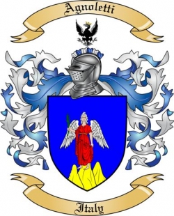 Agnoletti Family Crest from Italy