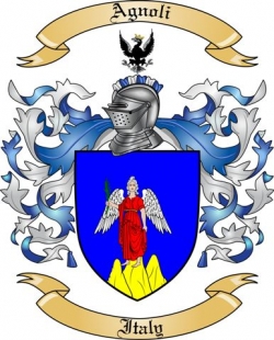 Agnoli Family Crest from Italy