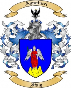 Agnolucci Family Crest from Italy