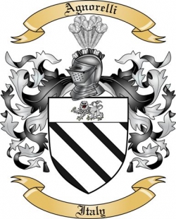 Agnorelli Family Crest from Italy2