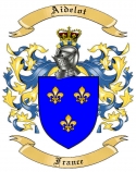 Aidelot Family Crest from France