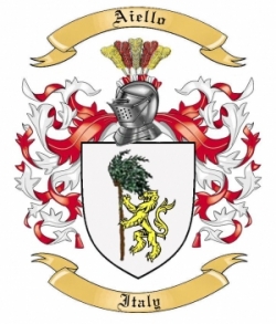 Aiello Family Crest from Italy