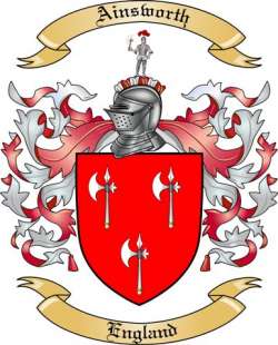 Ainsworth Family Crest from England