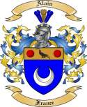 Alain Family Crest from France