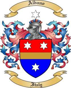 Albano Family Crest from Italy