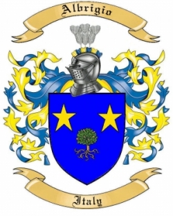 Albrigio Family Crest from Italy