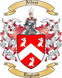Aldret Family Crest from England