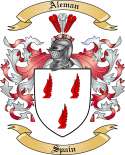 Aleman Family Crest from Spain