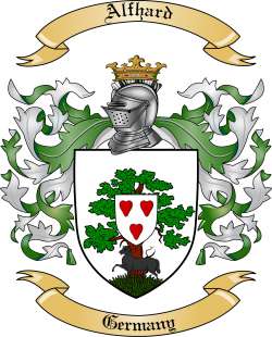 Alfhard Family Crest from Germany