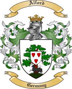 Alford Family Crest from Germany