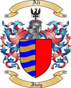 Ali Family Crest from Italy