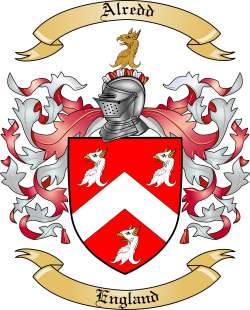 Alredd Family Crest from England
